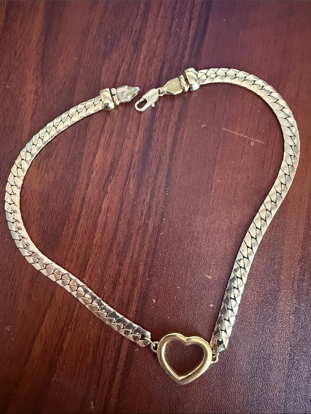 Laura Lombardi Gemma Pendant Heart Link Women's Necklace - Picture 2 of 2